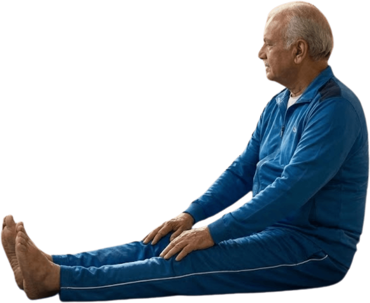 Parent doing exercise