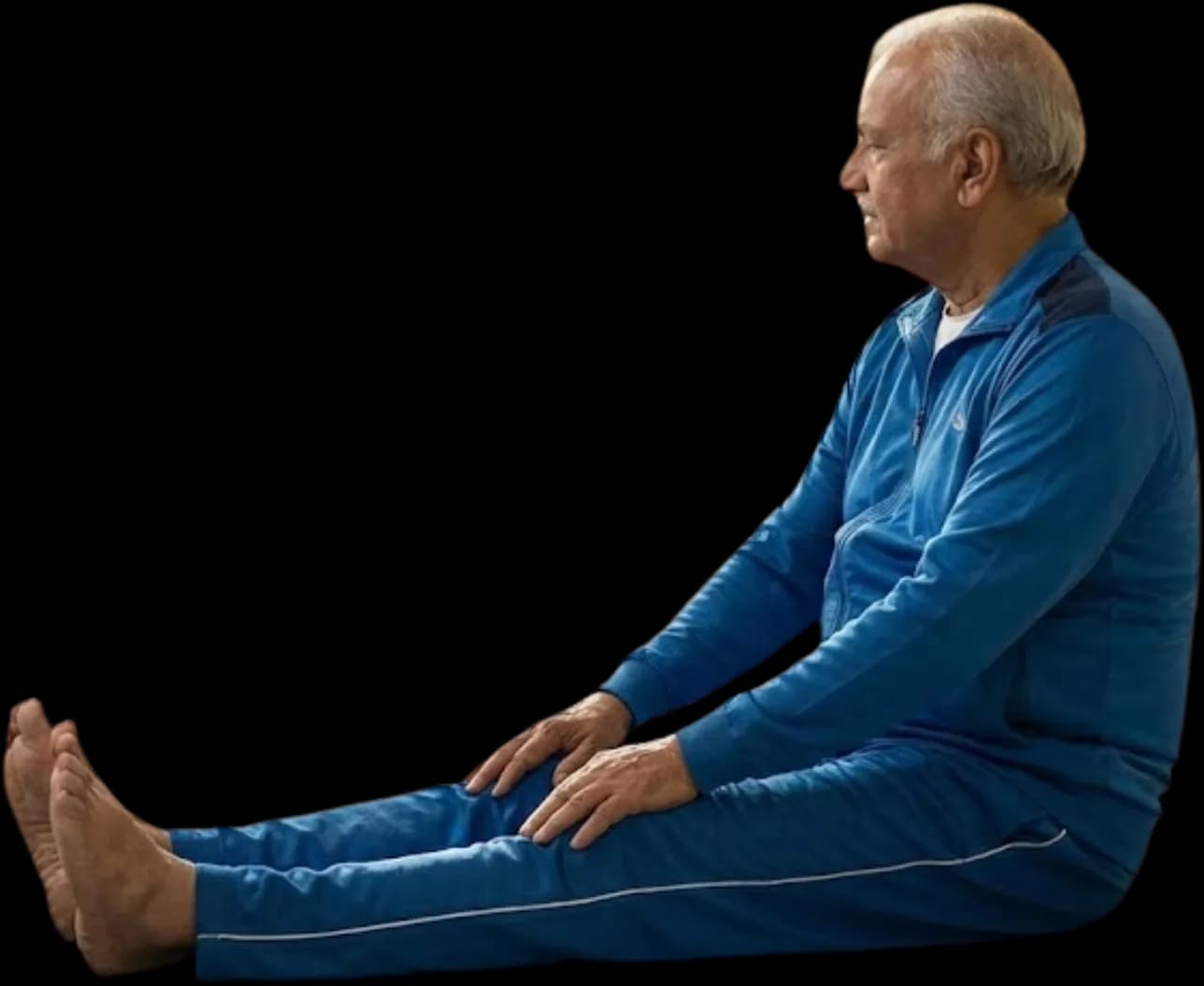 Parent doing exercise